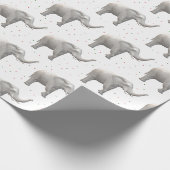 Witte olifant cadeaupapier (Hoek)