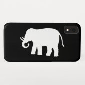Witte olifant Case-Mate iPhone case (Achterkant (horizontaal))
