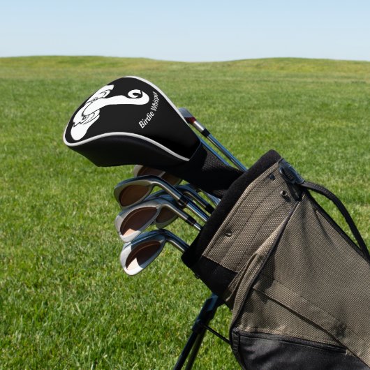 Witte Olifant Familie Thuis Adres Republikein Golfheadcover (Insitu)