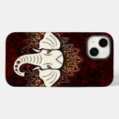 Witte Olifant iPhone / iPad hoesje (Achterkant (horizontaal))