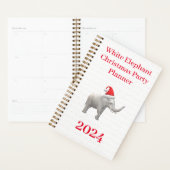 Witte Olifant Kerstfeest Planner (Display)