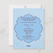 Witte olifant kerstfeest uitnodiging (Achterkant)