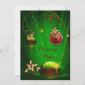 Witte Olifant Kerstfeest uitnodigingen (Voorkant)