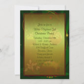 Witte Olifant Kerstfeest uitnodigingen (Achterkant)