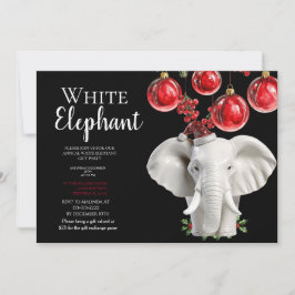 Witte Olifant Kerstfeest voor kinderen Kaart