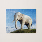 Witte olifant legpuzzel (Horizontaal)