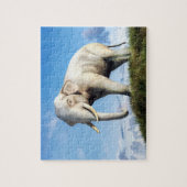 Witte olifant legpuzzel (Verticaal)