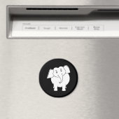 Witte olifant. magneet (Insitu (Vaatwasser))