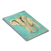 Witte Olifant Notitieboek (Rechterzijde)