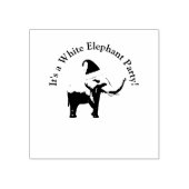 Witte olifant rubberstempel (Afrduk)