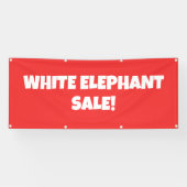 Witte Olifant Sale! Bright Banner (Horizontaal)