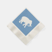 Witte olifant servetten (Hoek)