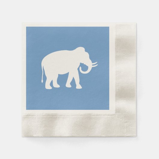 Witte olifant servetten (Voorkant)