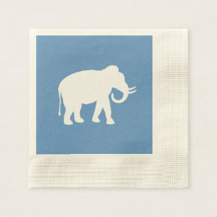 Witte olifant servetten