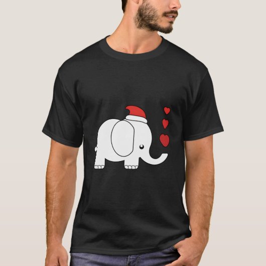 Witte olifant t-shirt (Voorkant)