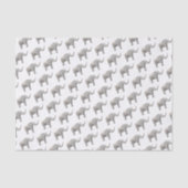 Witte olifant tissuepapier (Voorkant)