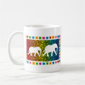 Witte olifanten koffiemok (Links)