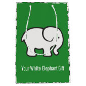 Witte Olifanten Ontwerp Cadeautas (Voorkant)