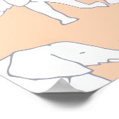 Witte olifanten poster (Hoek)