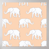 Witte olifanten poster (Voorkant)
