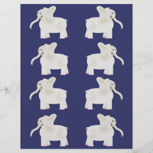 Witte olifantenwandelaars flyer