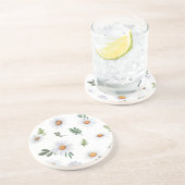 Witte onderzetter, Daisy keuken onderzetters (Zijkant)