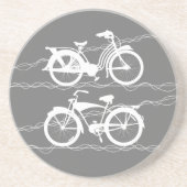 Witte Onderzetter fietsenfiets (Voorkant)