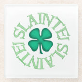 Witte onderzetter glazen onderzetter (Voorkant)