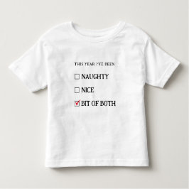 Witte Ondeugende Leuke Lijst Grappige Schattigee K Kinder Shirts