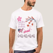 Witte oneindige vriendschap t-shirt (Voorkant)