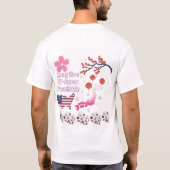 Witte oneindige vriendschap t-shirt (Achterkant)