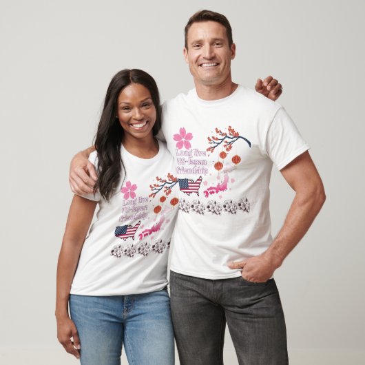 Witte oneindige vriendschap t-shirt (Unisex)