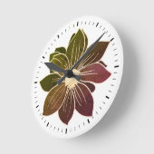 Witte ontwerpventiel voor subtiele tafels wandklok (Hoek)