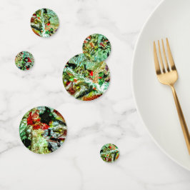 Witte oogverblindende abstract Tafel Confetti, Ont Confetti