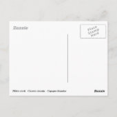 Witte ooievaar briefkaart (Achterkant)