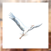 Witte ooievaar raamsticker (Vel 2)