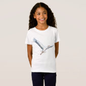Witte ooievaar t-shirt (Voorkant volledig)