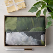 Witte Ooievaarsbek Bloem Decoupage Tissuepapier (Geschenk)