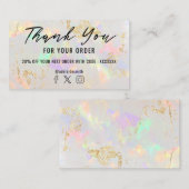 witte opa dank u visitekaartje (Voorkant / Achterkant)