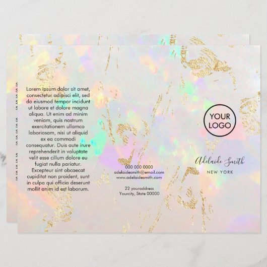 witte opal brochure (Voorkant / Achterkant)