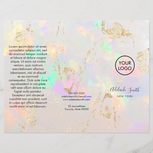 witte opal brochure (Voorkant)