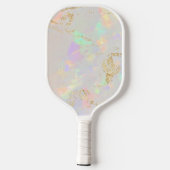 witte opal foto pickleball paddle (Achterkant)
