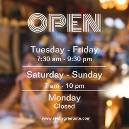 Witte Opening Winkel Uren Transparante Achtergrond Raamsticker