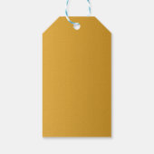 Witte openwerk sneeuwvlokken. cadeaulabel (Achterkant)