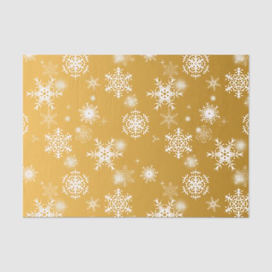 Witte openwerk sneeuwvlokken. tissuepapier (Voorkant)