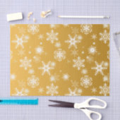 Witte openwerk sneeuwvlokken. tissuepapier (Craft)