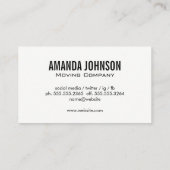 witte oplegger | Verhuisdozen Visitekaartje (Achterkant)