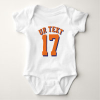 Witte & Oranje Baby | Sporttrui ontwerp