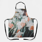 Witte Oranje Daffodils in de lentestuin Schort (Voorkant)