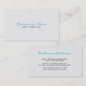 Witte  oranje kant Sjabloon Visitekaartje (Voorkant / Achterkant)